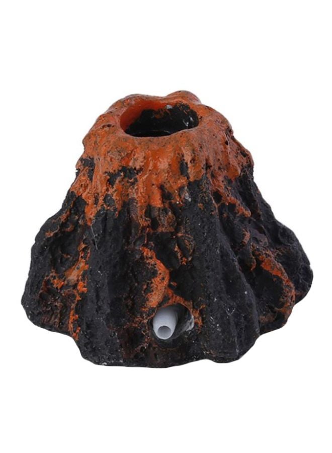 OUTAD - Aquarium Volcano Rock Black/Orange 6x6x5cm - Image 1