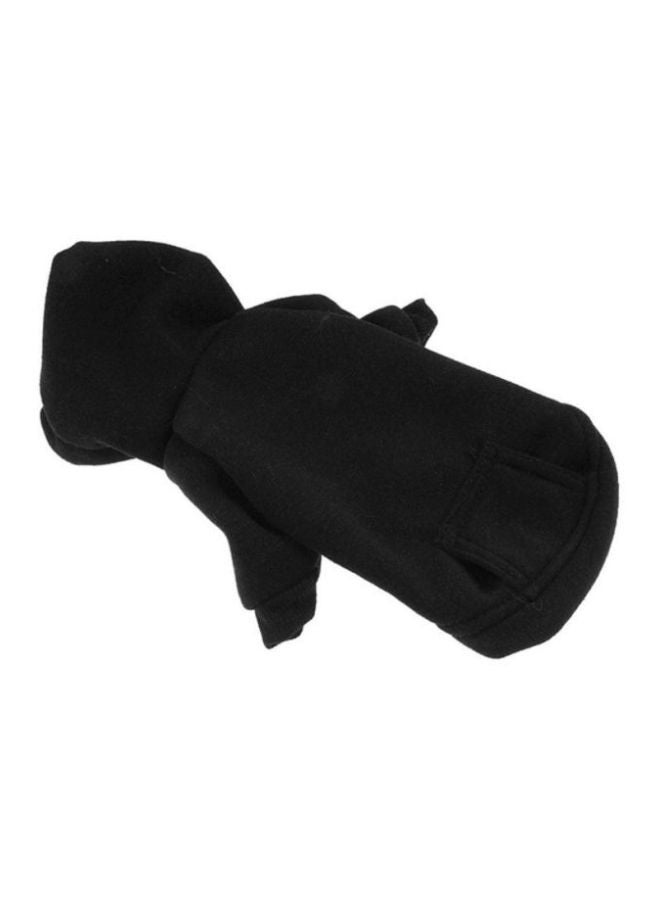 OUTAD Hooded Soft Coat Black 35x0.5x25.5cm  - Image 2