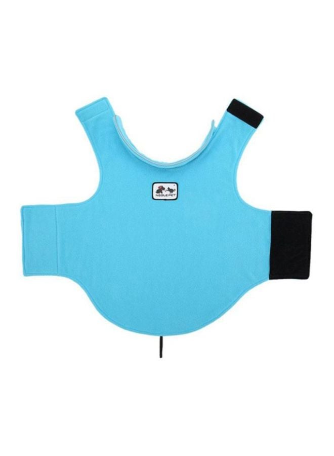 أوتاد معطف من الصوف القطبي يمكن ارتداؤه على الوجهين يوفر الدفء أزرق سماوي 0.5x31x50سم - Image 1