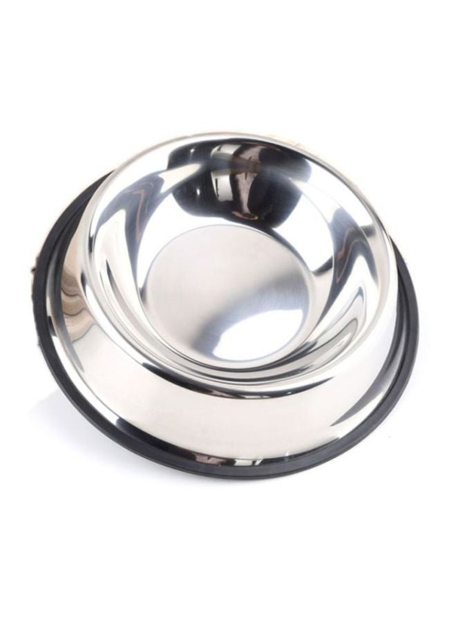 أوتاد وعاء إطعام للحيوانات الأليفة فضي 8x26x26سم - Image 3