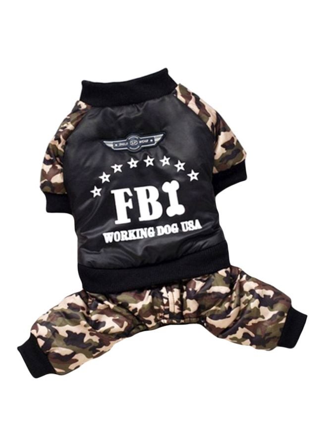 OUTAD Fbi Print Jumpsuit Multicolour 40x2x26cm  - Image 1