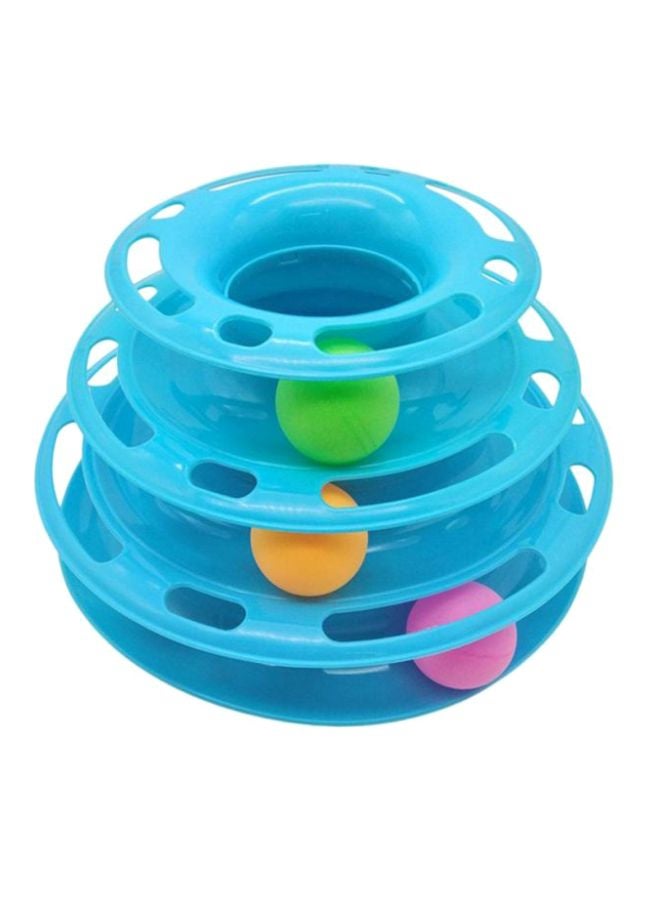 أوتاد لعبة القرص الدوّار المضاد للانزلاق مكون من 3 طبقات أزرق 250x120x250مم - Image 1