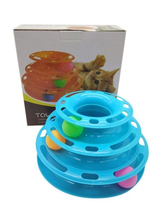 أوتاد لعبة القرص الدوّار المضاد للانزلاق مكون من 3 طبقات أزرق 250x120x250مم - Image 2