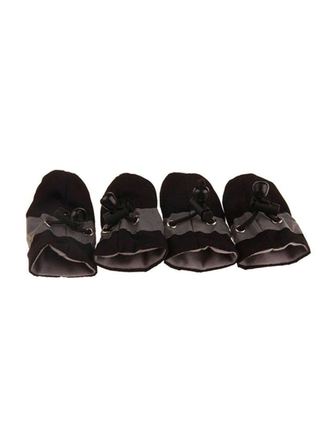 أوتاد 4 قطع من أحذية مضادة للانزلاق أسود - Image 1