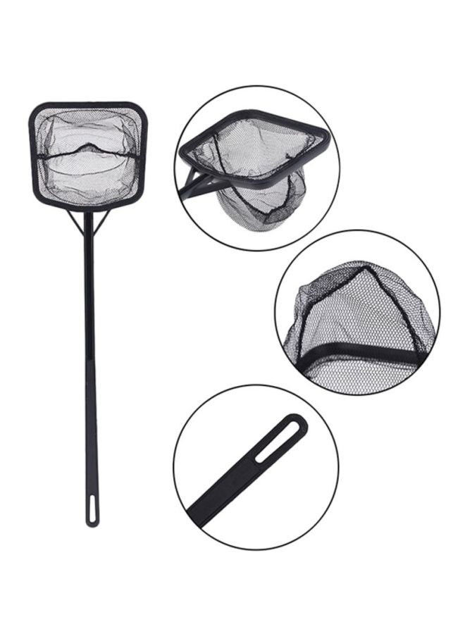 OUTAD Square Long Handle Fish Tank Cleaning Tool Black 0.36x0.01x0.09meter  - Image 2