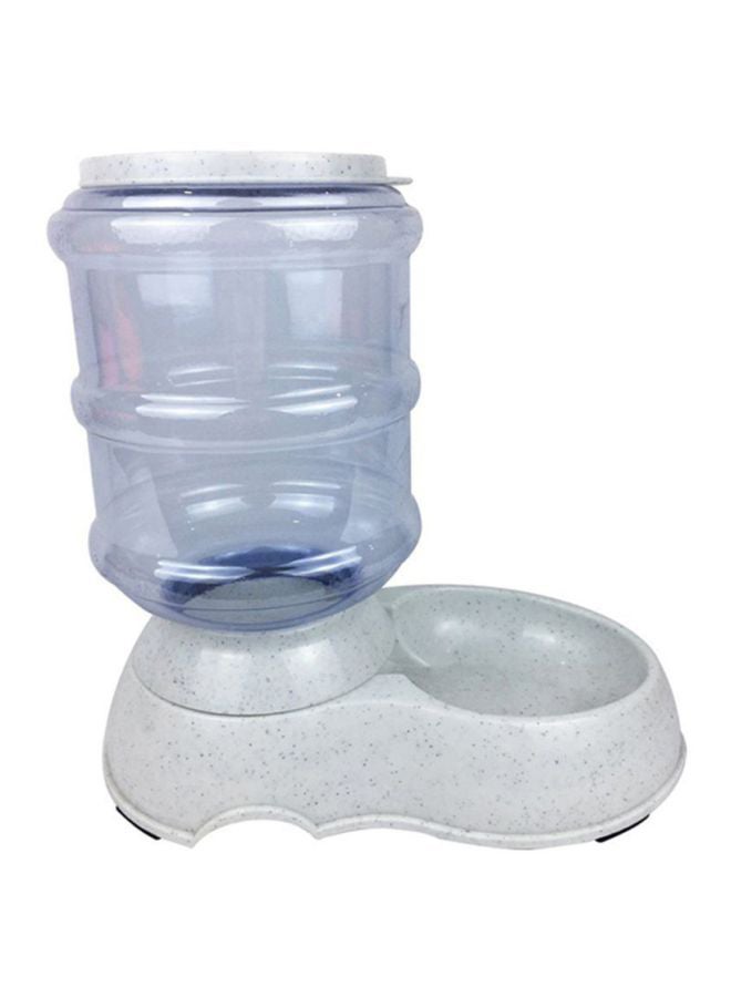 OUTAD Automatic Water Drinking Pet Feeder Grey/Clear 3.5Liters - Image 1