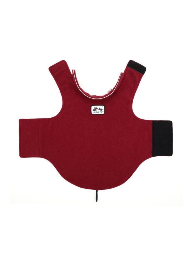 أوتاد سترة بوجه مزدوج من صوف بولار أحمر 28x4x20سم - Image 2