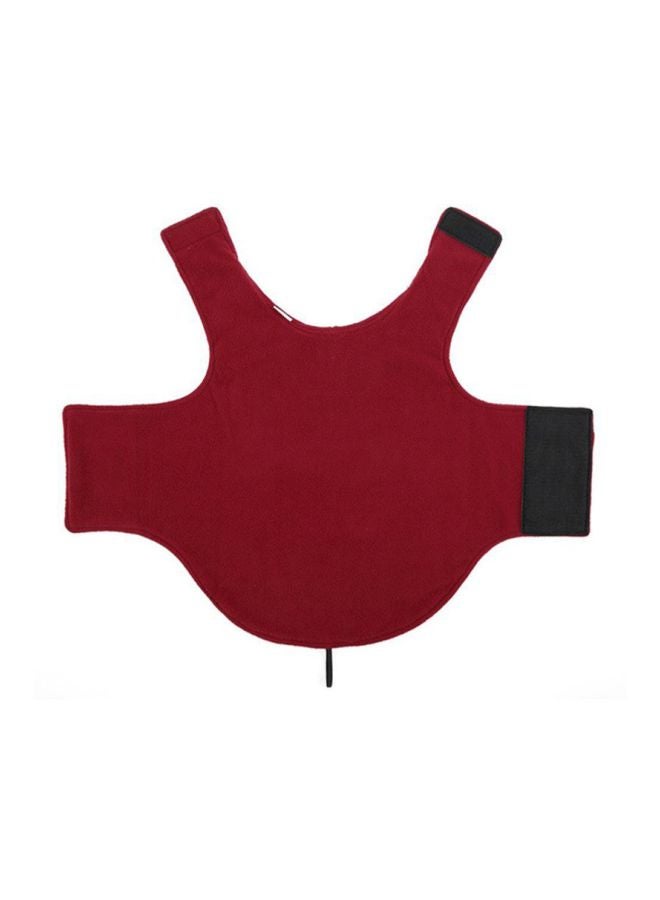 أوتاد سترة بوجه مزدوج من صوف بولار أحمر 28x4x20سم - Image 3