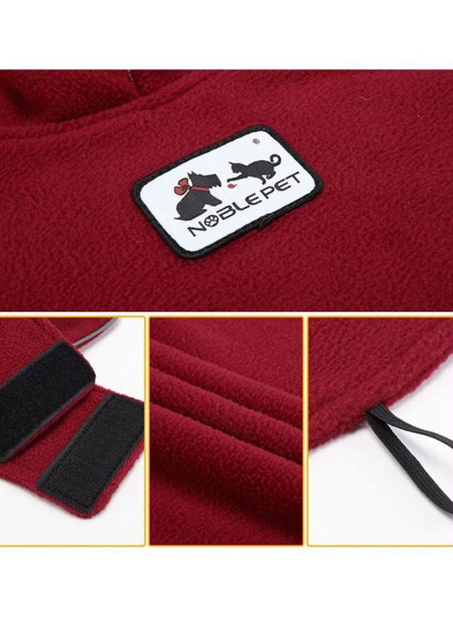 أوتاد سترة بوجه مزدوج من صوف بولار أحمر 28x4x20سم - Image 4