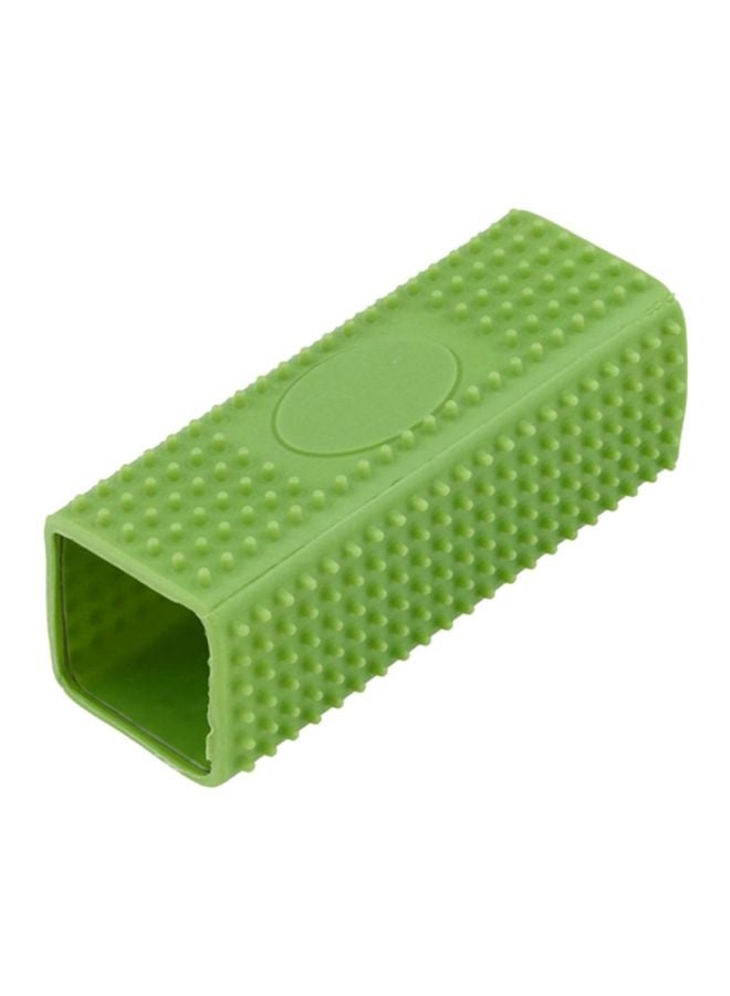 أوتاد فرشاة الشعر اللاصقة اللينة من السيليكون أخضر - Image 1