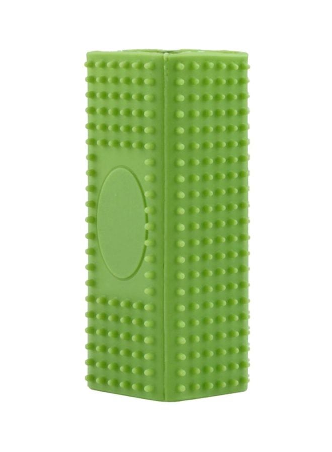 أوتاد فرشاة الشعر اللاصقة اللينة من السيليكون أخضر - Image 2