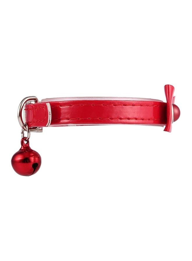 OUTAD Jingle Bell Necklace Collar Red  - Image 4