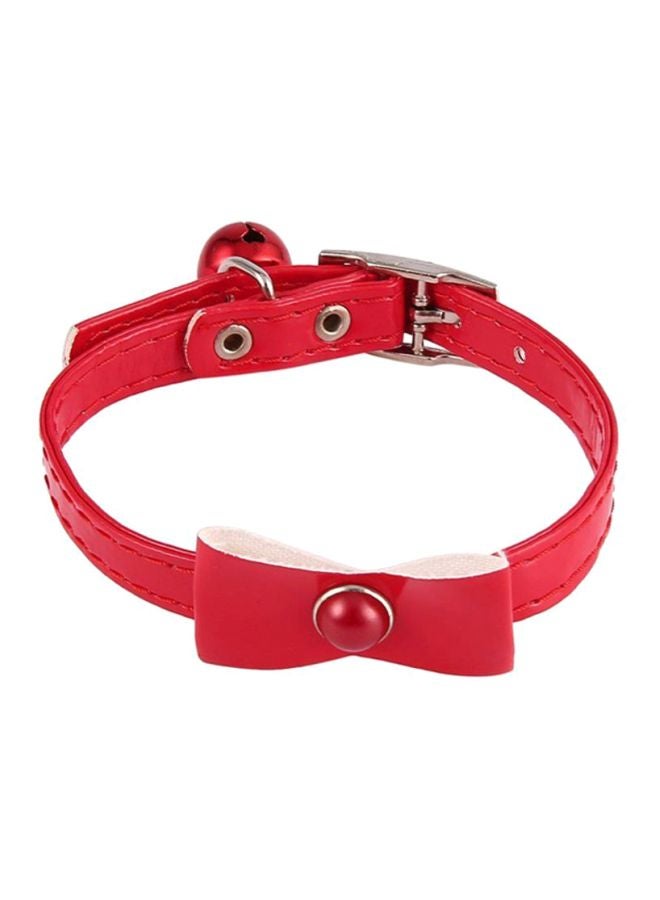 OUTAD Jingle Bell Necklace Collar Red  - Image 5