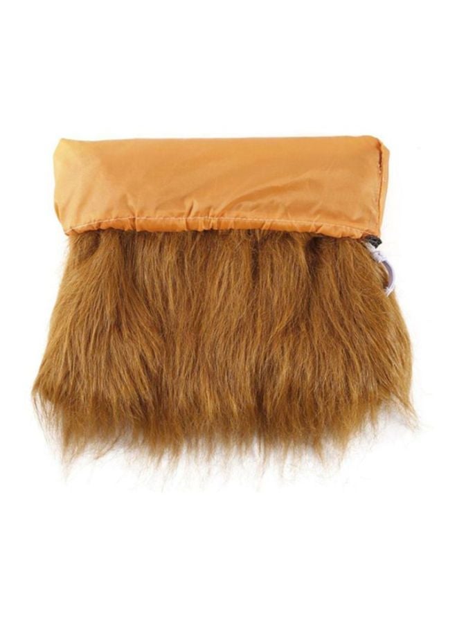 أوتاد وشاح الشعر لباروكة الأسد ماني بني 8.46x1.57x7.87بوصة - Image 2