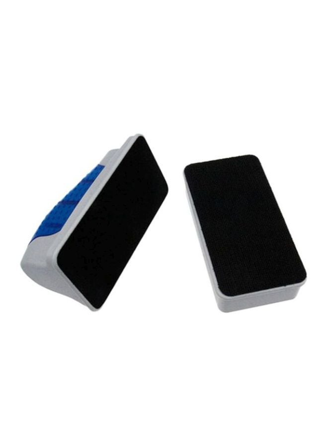 أوتاد مجموعة  منظف مغناطيسي بسطح مزدوج لحوض الأسماك مكونة من 4 قطع أبيض/أزرق/أسود 7x3.7x7سم - Image 2