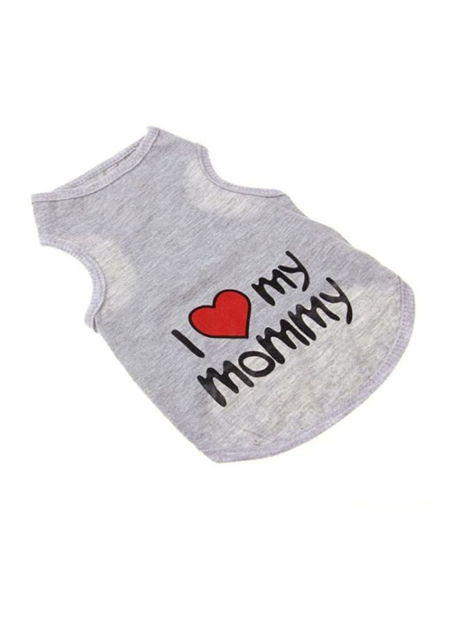 OUTAD Printed Comfortable Sweater Grey/Black/Red 30x0.2x20.5cm - Image 2