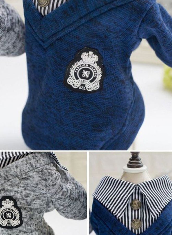 OUTAD Korean Style 2-Leg Woollen Sweater Grey/Black/White 29x2x21cm  - Image 2