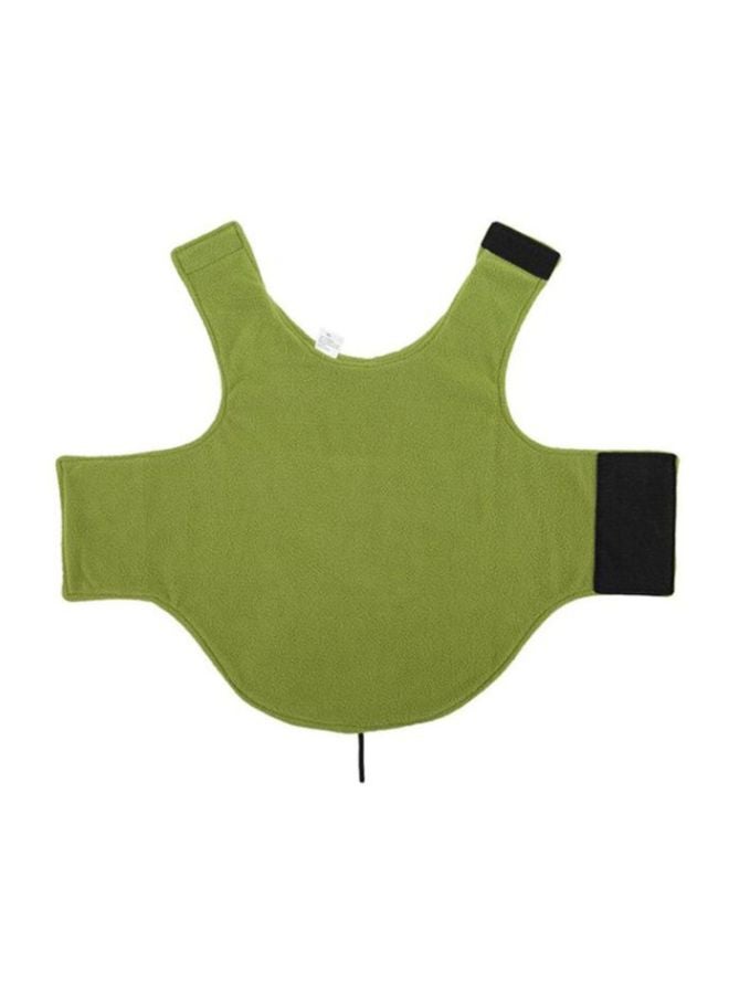 OUTAD Warm Double-Sided Polar Fleece Coat Green 26x0.5x44cm - Image 2