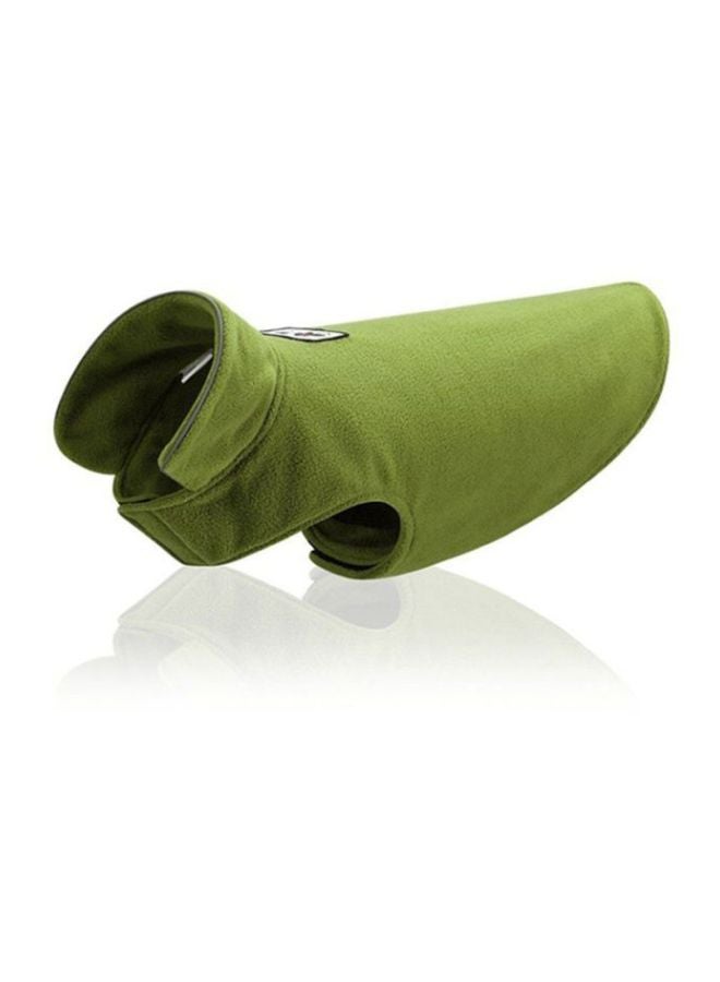 OUTAD Warm Double-Sided Polar Fleece Coat Green 26x0.5x44cm - Image 3
