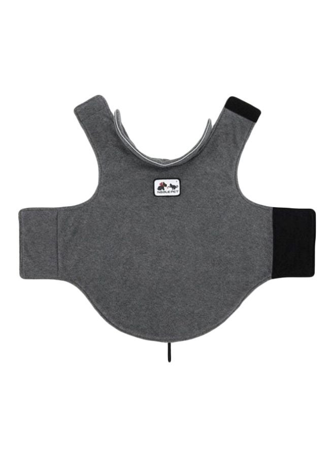 OUTAD Warm Double-Sided Polar Fleece Coat Grey 18x4x12cm - Image 1