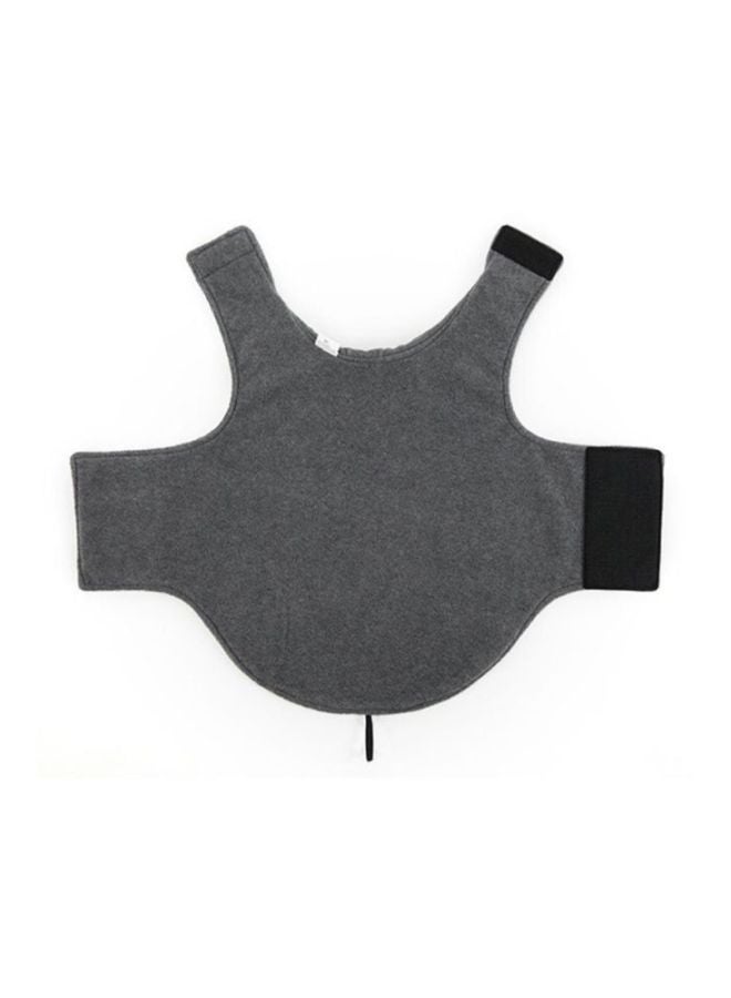 OUTAD Warm Double-Sided Polar Fleece Coat Grey 18x4x12cm - Image 2