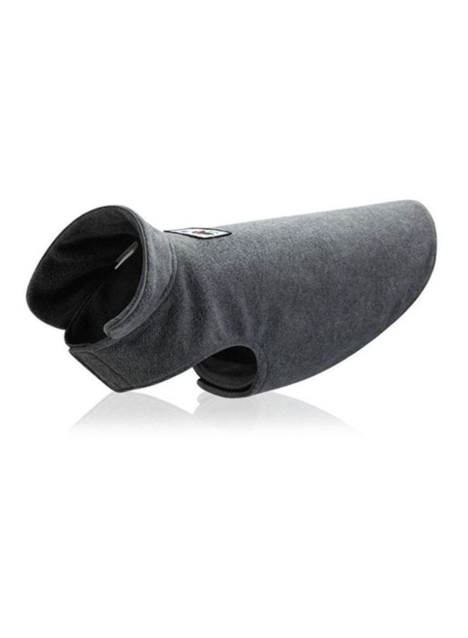 OUTAD Warm Double-Sided Polar Fleece Coat Grey 18x4x12cm - Image 3