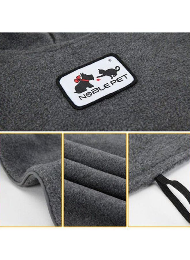 OUTAD Warm Double-Sided Polar Fleece Coat Grey 18x4x12cm - Image 4