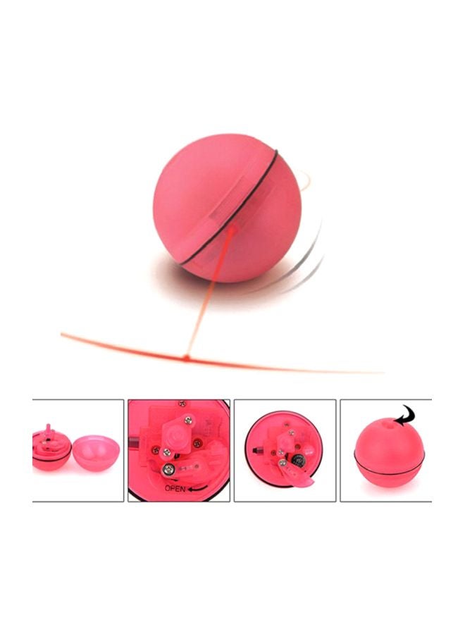 أوتاد لعبة كرة متدحرجة بمصباح LED تعمل بالكهرباء أحمر 6.4x6.4x6.4سم - Image 5