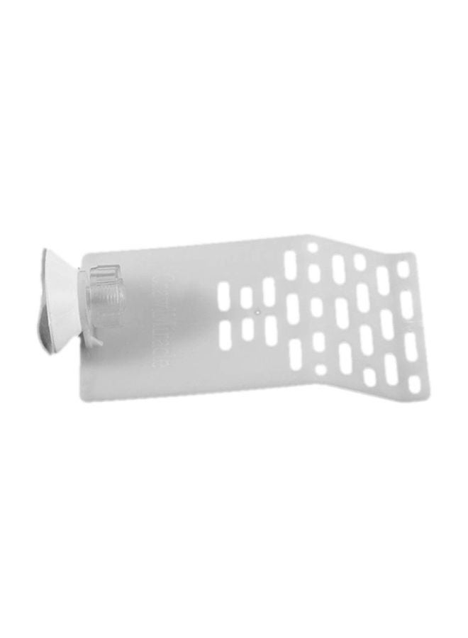 Turtle Aquarium Float Decoration Platform White/Silver 14x8x1cm