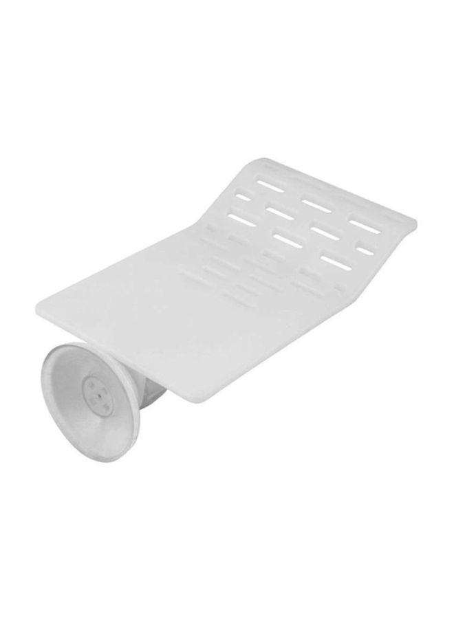 Turtle Aquarium Float Decoration Platform White/Silver 14x8x1cm