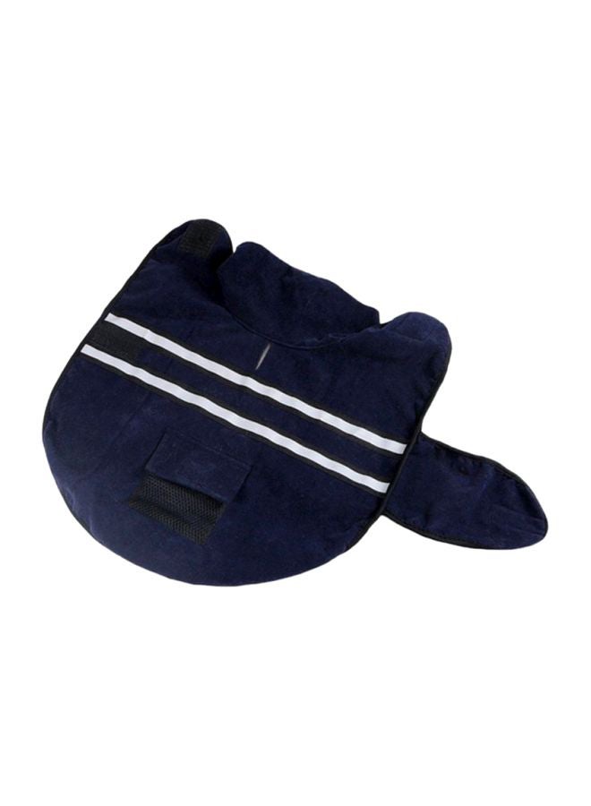 OUTAD Winter Coat With Reflective Belt Navy Blue 45x26x0.5cm - Image 1