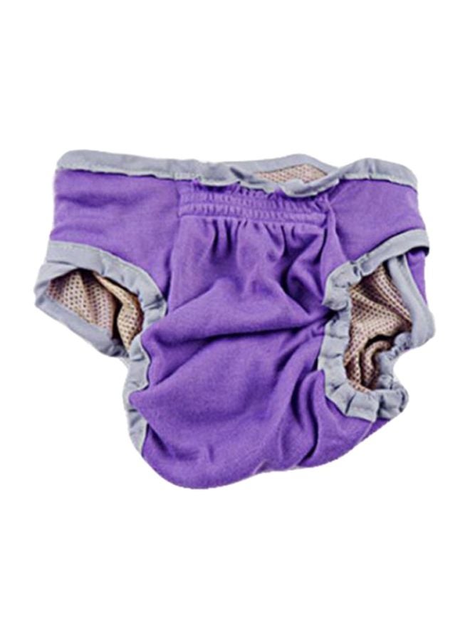 بلولانز حفاض كلوت بتصميم فسيولوجي للحيوانات الأليفة أرجواني/رمادي