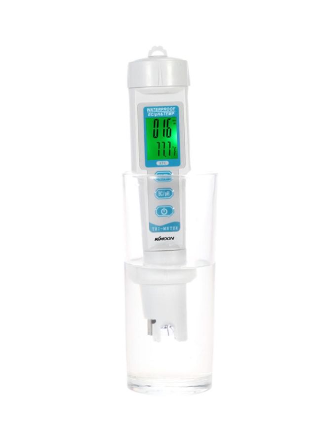 KKmoon 3-In-1 Water Quality Tester White/Blue/Grey 188x40x40ml - Image 3