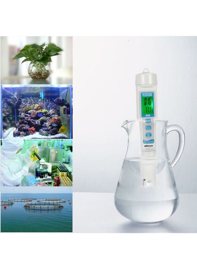 KKmoon 3-In-1 Water Quality Tester White/Blue/Grey 188x40x40ml - Image 4