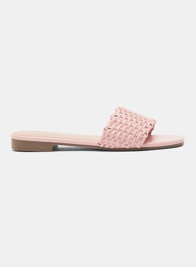 shoexpress Women's Basket Upper Casual Sandals Dusty Pink