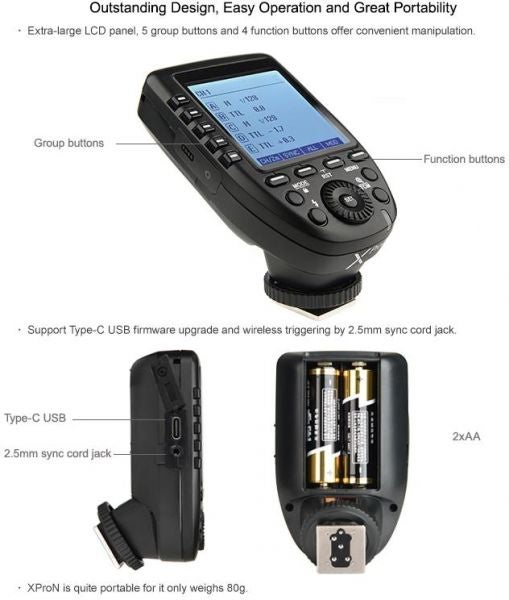 Godox Xpro-N TTL HSS 2.4Ghz Trigger transmitter for Nikon  - Image 2
