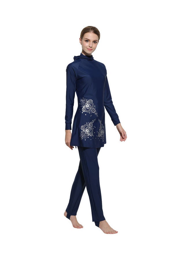 JOLLY - 2-Piece Long Sleeve Swimsuit Bukinis Blue - Image 1