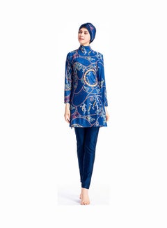 2-Piece Long Sleeve Swimsuit Bukinis Multicolour