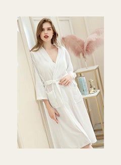 JOLLY Three-Quarter Sleeves Nightgown White  - Image 2