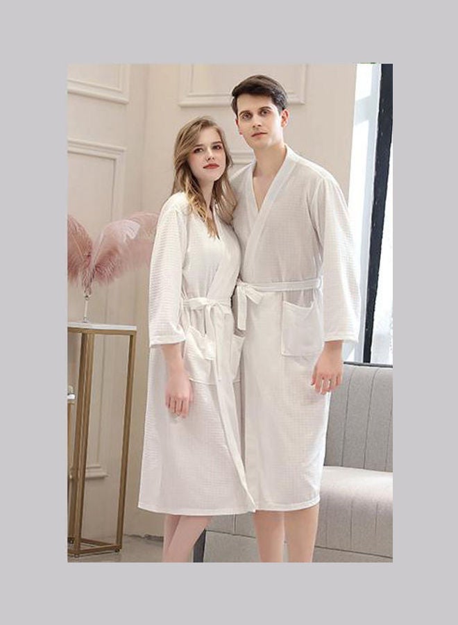 Three-Quarter Sleeves Nightgown White - v1611857913/N44046649V_7