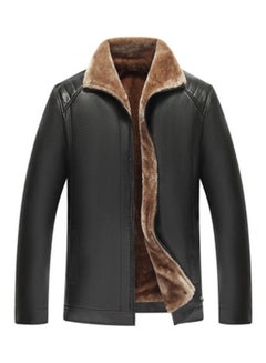 JOLLY Casual Plush Thickening Coat Black  - Image 1