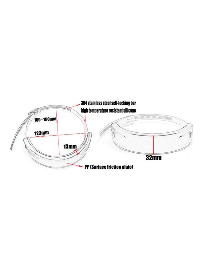 Generic Motorcycle Exhaust Round Exhaust Guard Cover  - Image 4