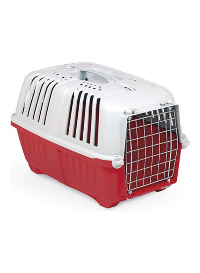 حامل أحمر براتيكو للحيوانات الأليفة متعدد الألوان 31x48سم