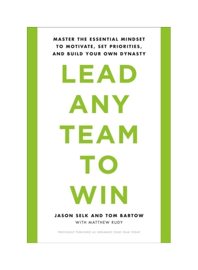 Lead Any Team To Win Paperback English by Jason Selk 