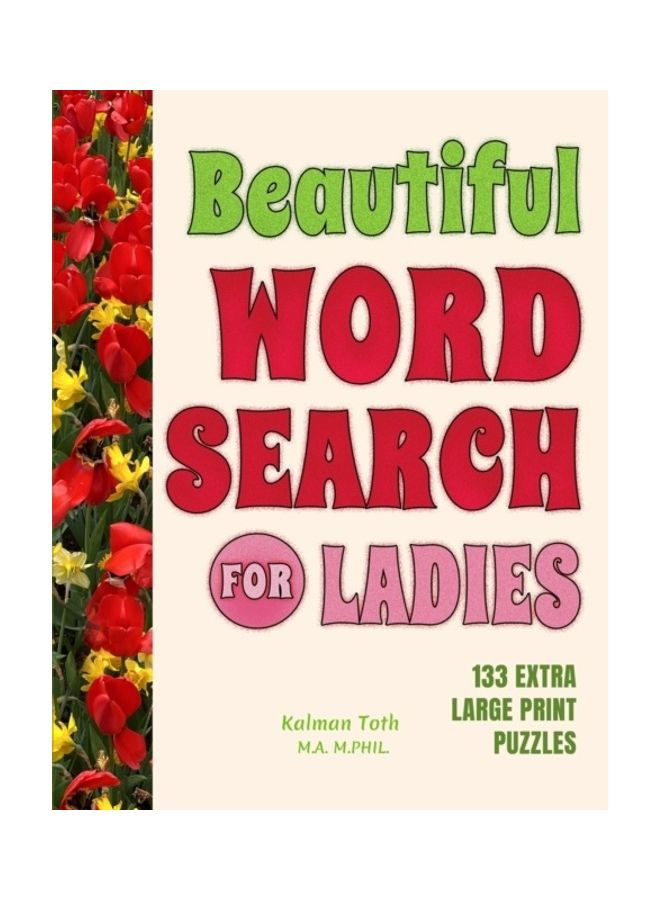 Beautiful Word Search for Ladies paperback english