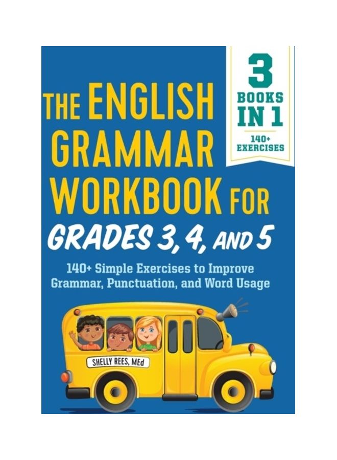 The English Grammar Workbook For Grades 3, 4, And 5 paperback english