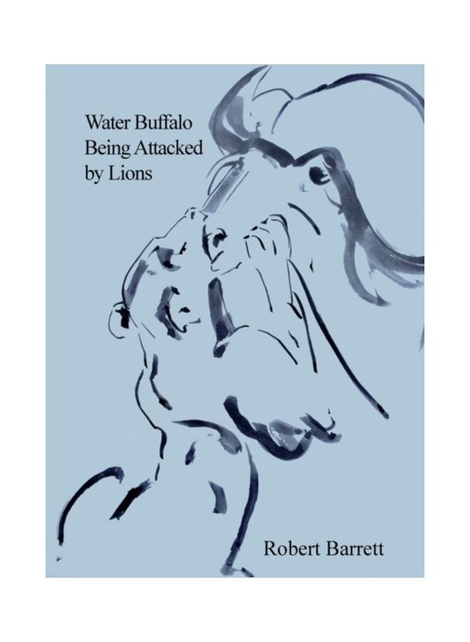 Water Buffalo Being Attacked by Lions Paperback English by Robert Barrett