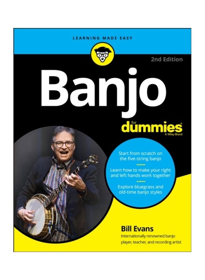 Banjo For Dummies Paperback English by Bill Evans - 44161