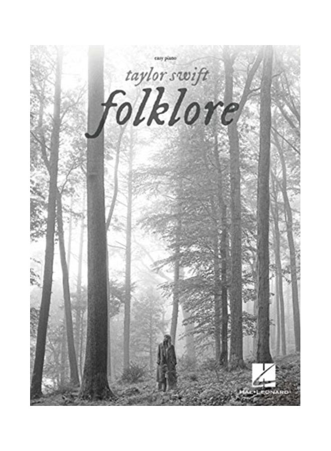 Taylor Swift - Folklore Easy Piano Songbook With Lyrics Paperback English by Taylor Swift - 44075