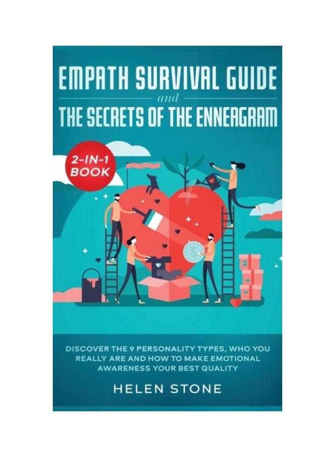 Empath Survival Guide and The Secrets of The Enneagram 2-in-1 Book hardcover english